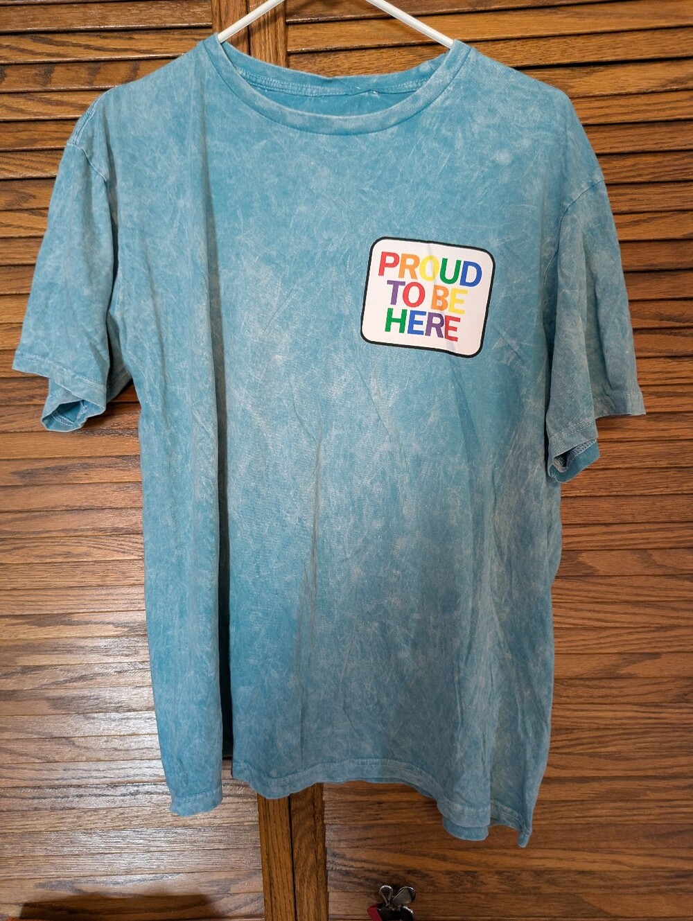 PH NWT Light Blue Proud To Be Here Tee Sizes M Or L